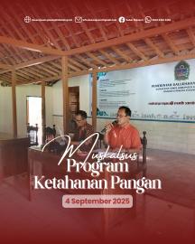 Muskalsus Ketahanan Pangan, sepakati penyertaan modal untuk bumkal